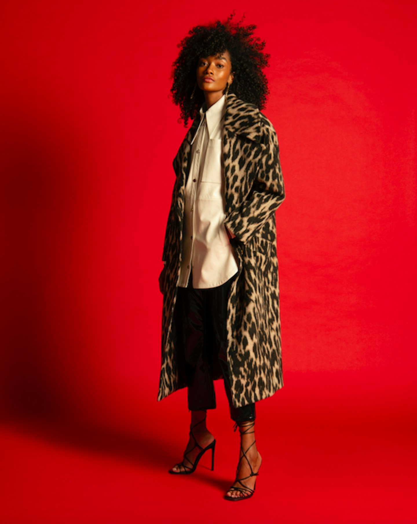 Leopard print hotsell coat topshop